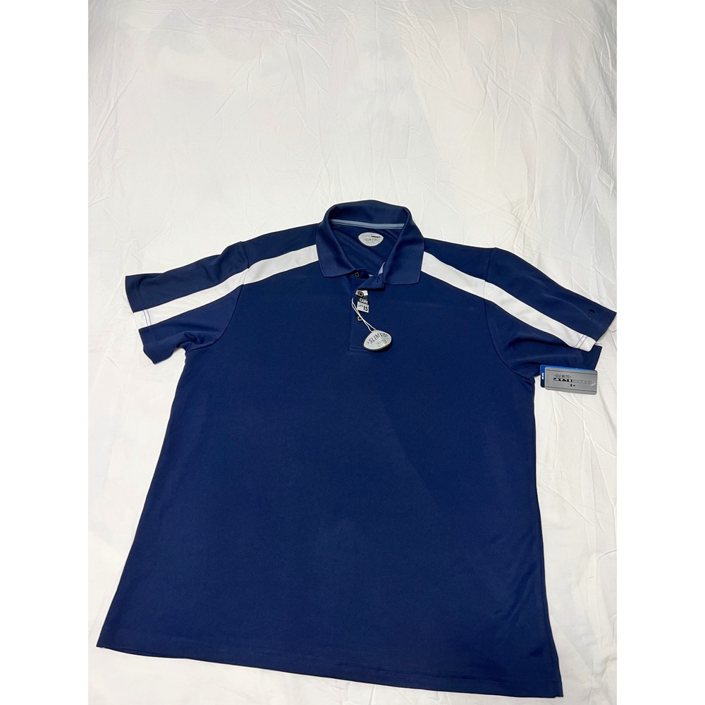 Grand Slam Slim Fit Golf Polo Peacoat Blue XXL GEFK0289-424 NWT